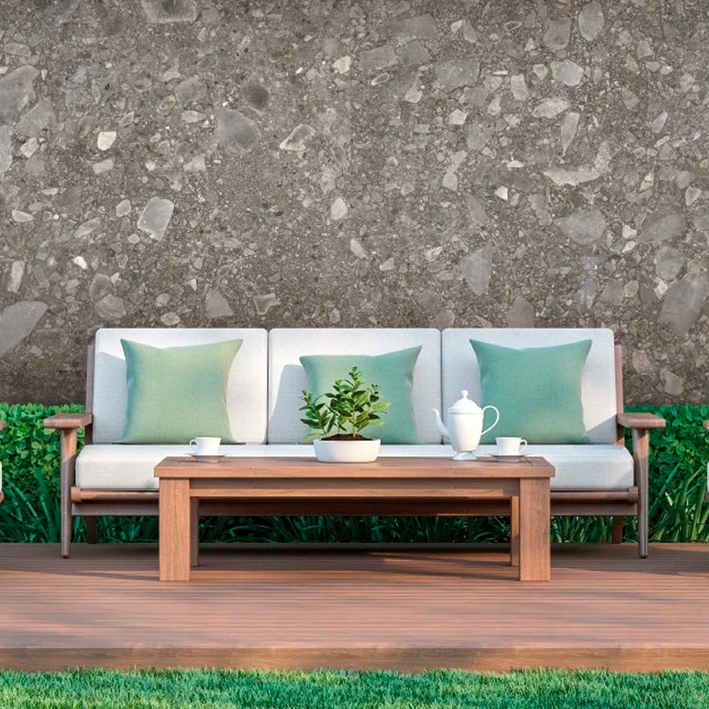 SIMPLISIMA PIEDRA TERRAZO ONYX 6MM 1200X2400
