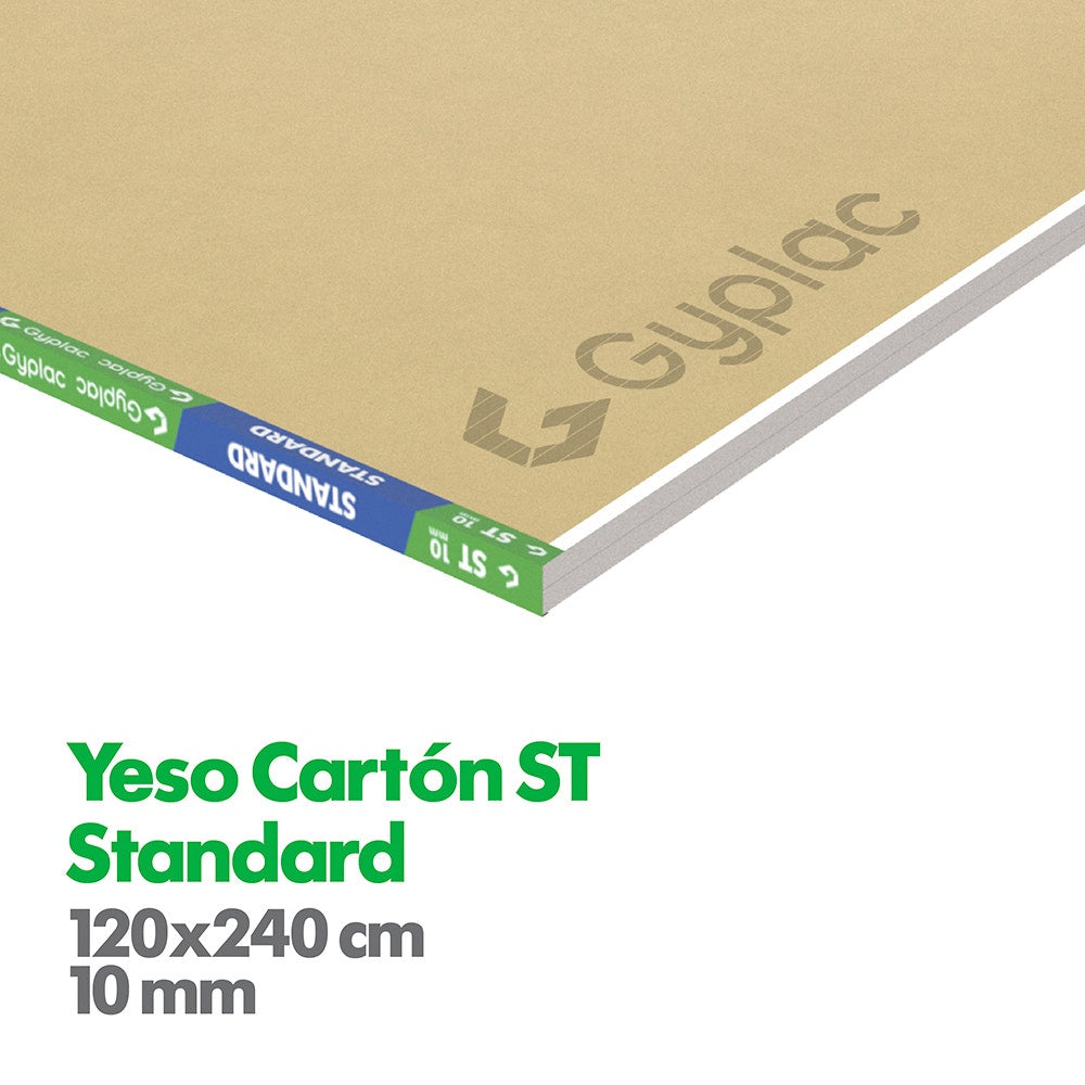 PL. YESO CARTON ST 10MM 1,20 X 2,40MT (70)