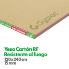 PL. YESO CARTON RF 15MM 1.20 X 2.40MT (40)