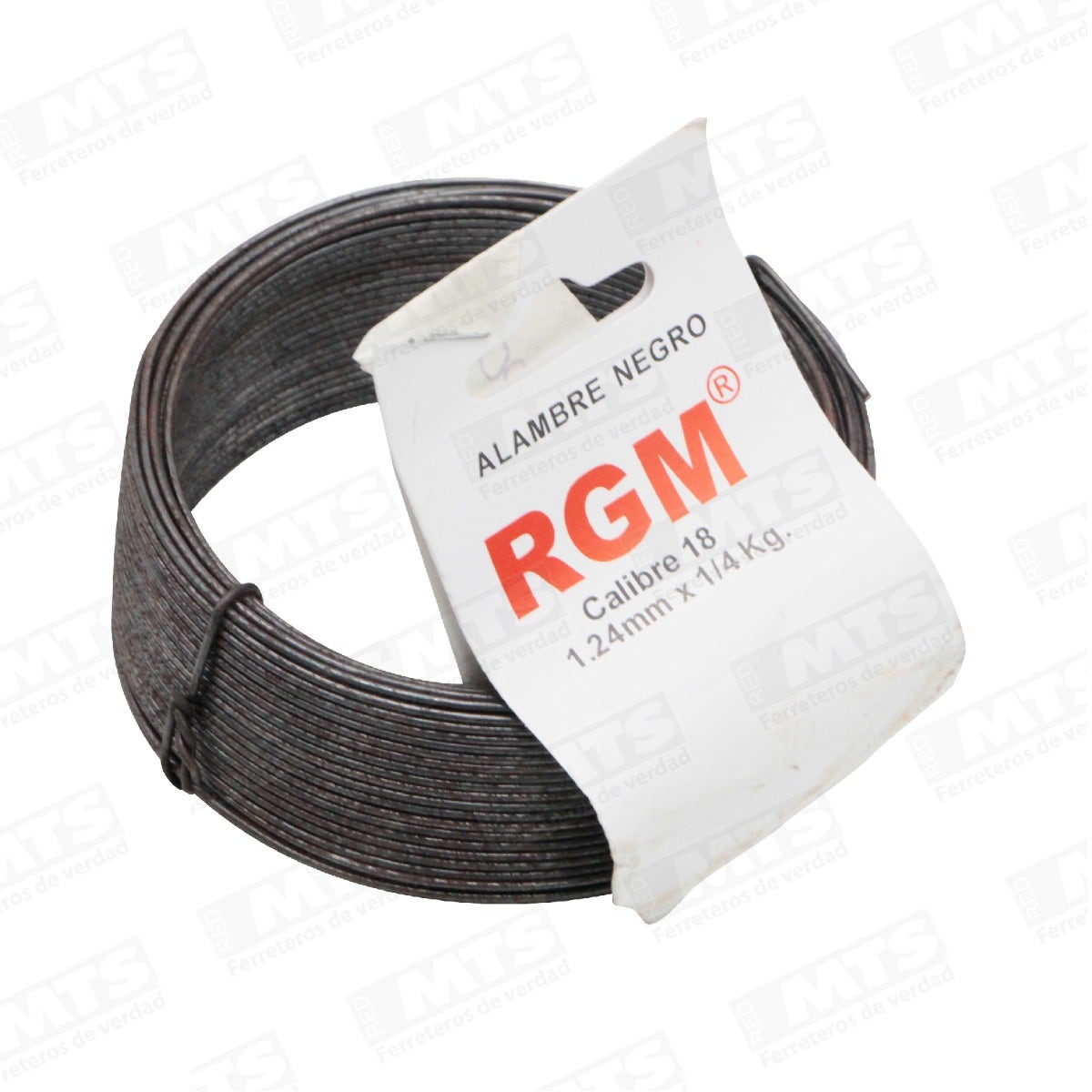 ALAMBRE NEGRO RECOC. Nº18 ROLLO 1/4 KILO