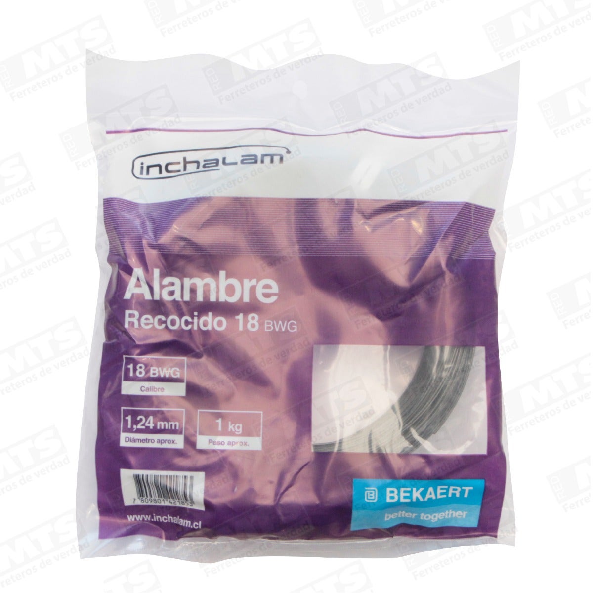 ALAMBRE RECOCIDO Nº 18 ROLLO DOSIFICADO 1KG