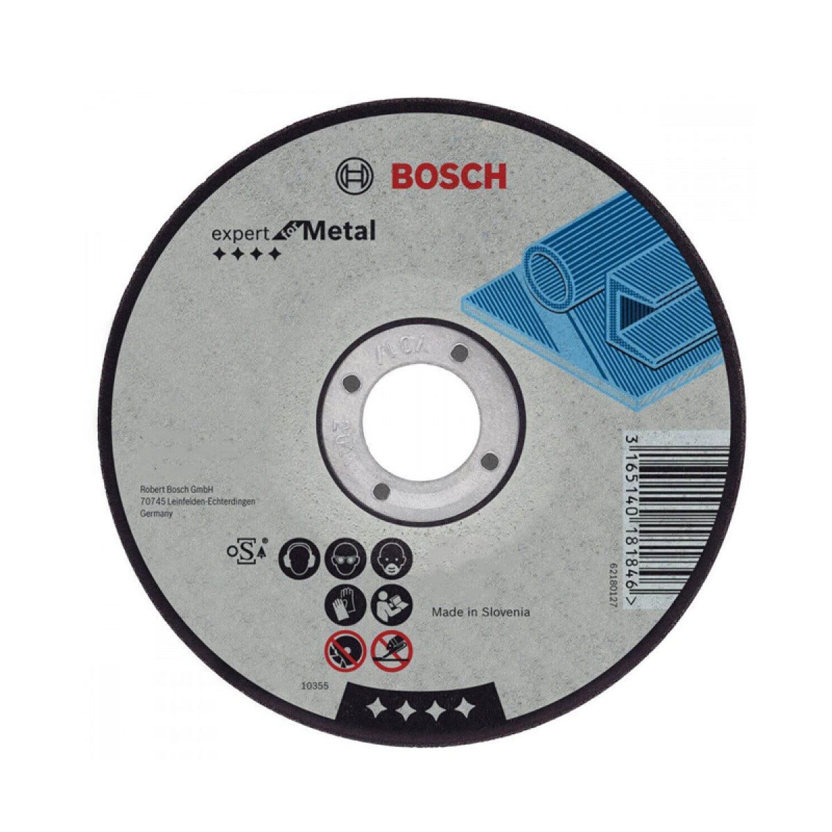 BOSCH DISCO CORTE RECTO METAL 9"