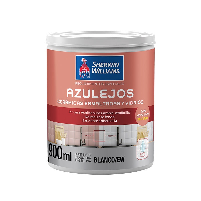 SW RECUB ESP AZULEJOS ACRILICO BLANCO/EW 900ML