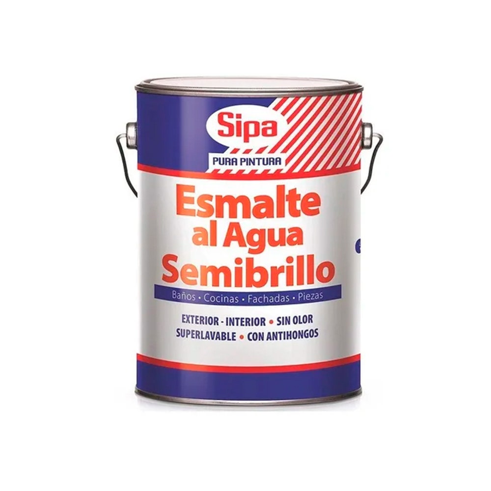 SIPA ESM AGUA SEMIBRILLO NEGRO GL