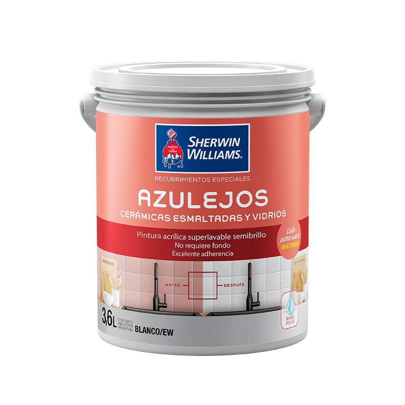 SW RECUB ESP AZULEJOS ACRILICO BLANCO/EW 3.6LT