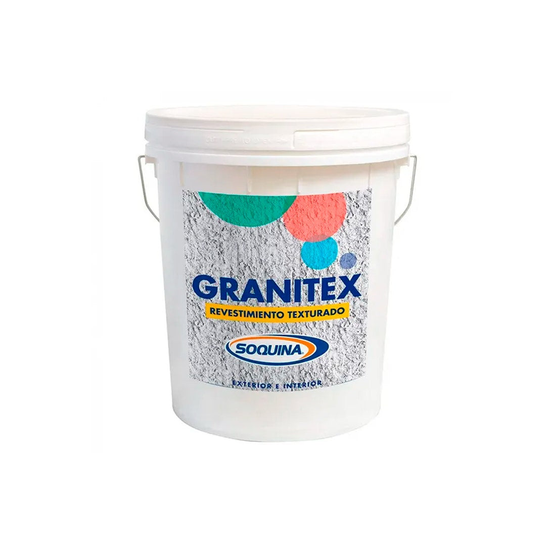 SOQUINA GRANITEX GRANO FINO BASE BLANCA 4GL