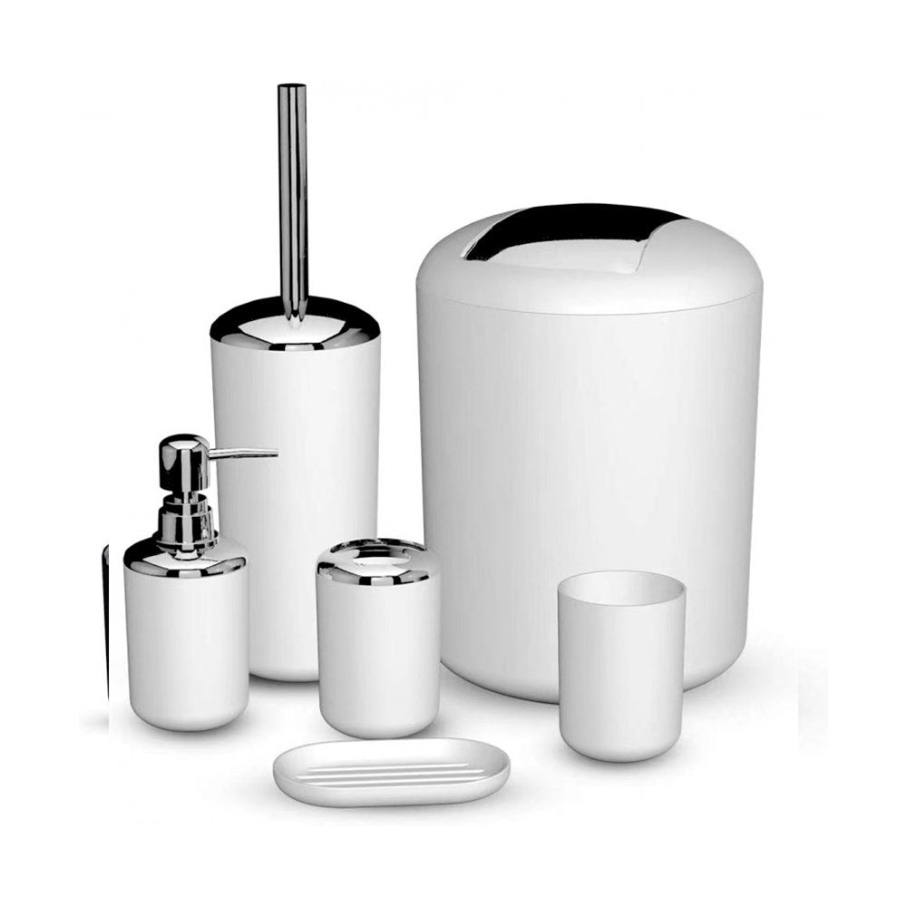 MIXA SET 6 PIEZAS BANO SOBREP BLANCO 1003481089