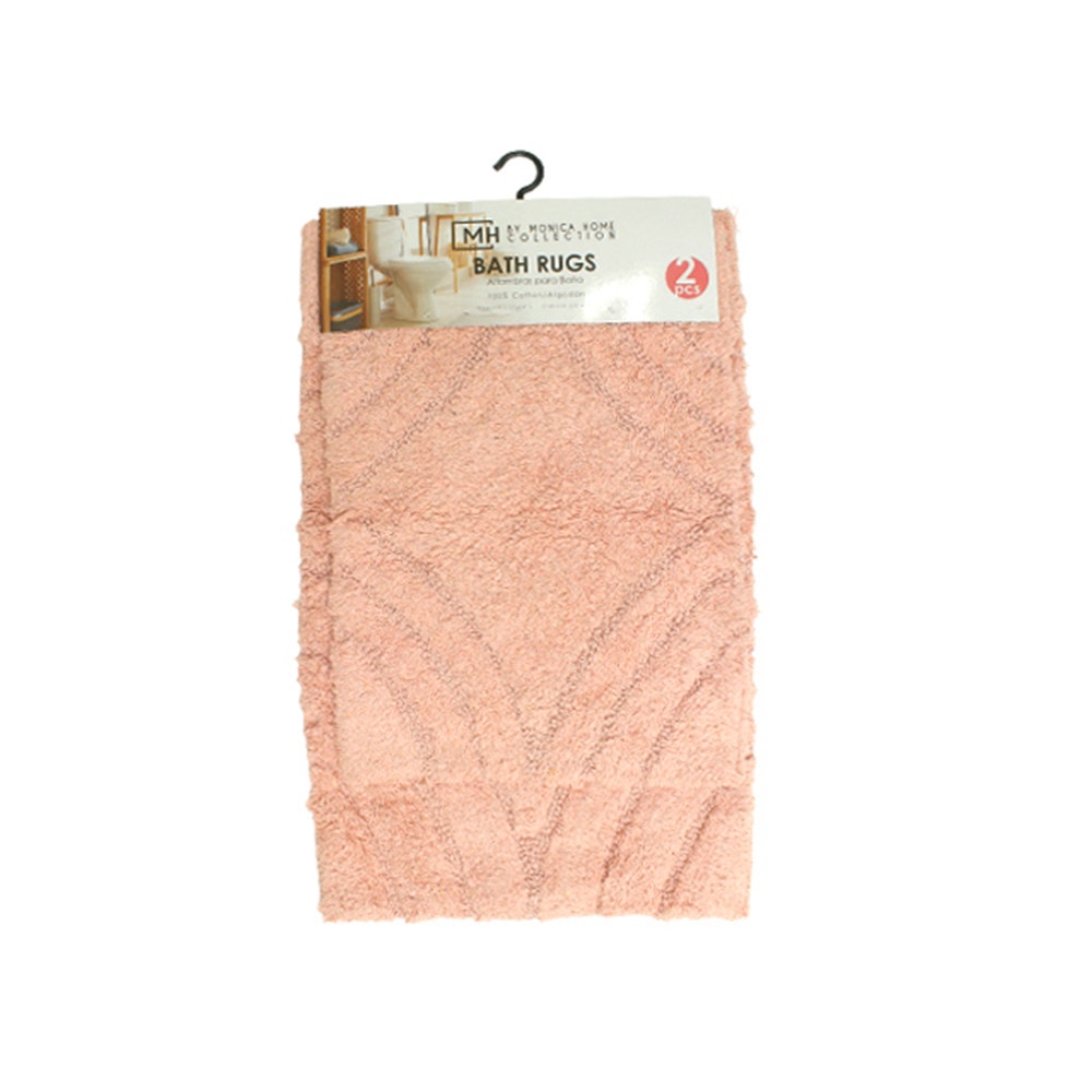 MONICA HOMES COLLECTION ALFOMBRAS P/BAÑO 2PZAS 175