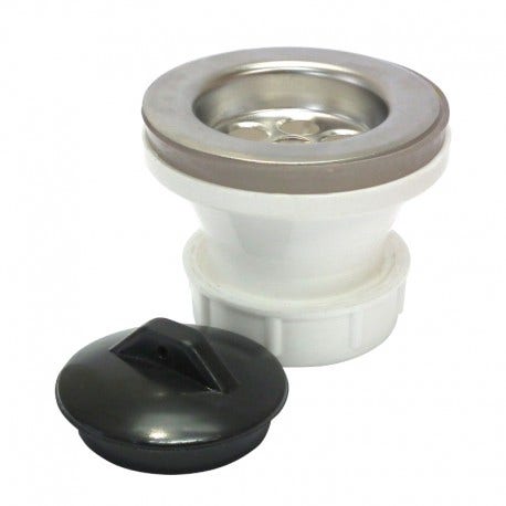 HOFFENS DESAGUE LAVAP.1 1/2" C/REJ INOX S/CA 20477