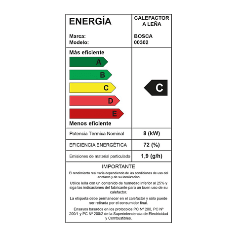 Bosca Limit 350 Calefactor
