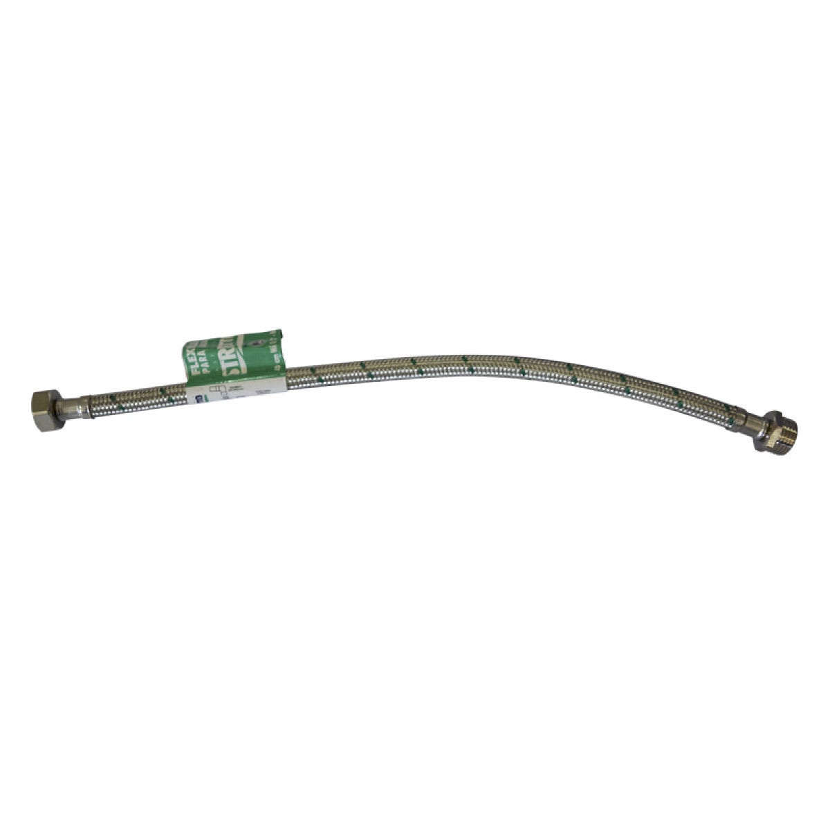 FLEXIBLE AGUA 40 CM HE-HI 1/2 CX 1517100