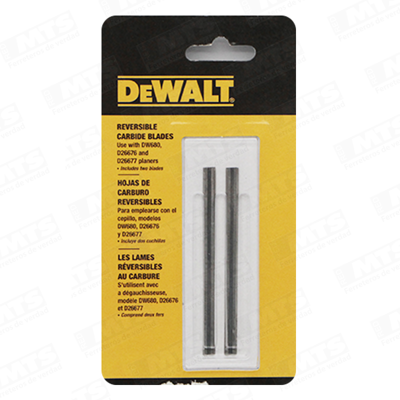 DEWALT JGO. CUCHILLO P/CEPILLO DW6654-QU