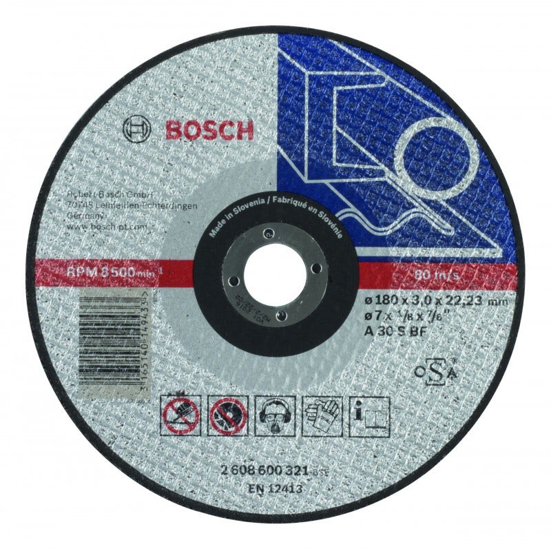 BOSCH DISCO CORTE 7" INOX 1.6MM