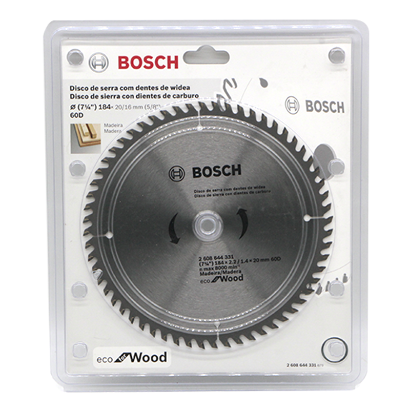 BOSCH DISCO SIERRA CIRCULAR ECO 184MM 71/4 60D