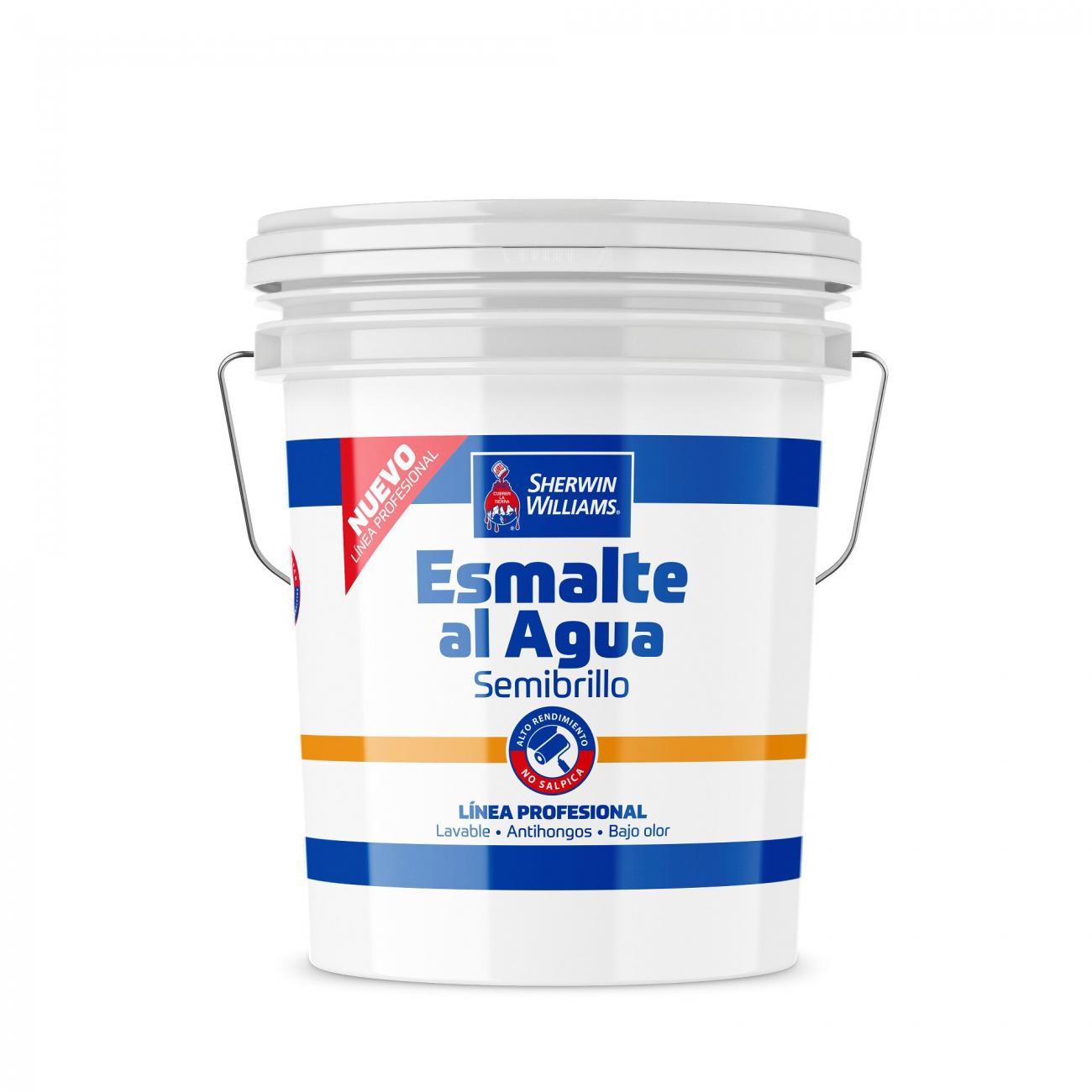SW ESMALTE AGUA S/BRILLO BASE X GLN
