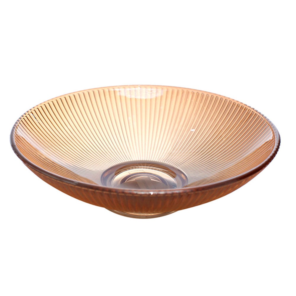 FLORERO VIDRIO 25X7.5X25CM DORADO 026