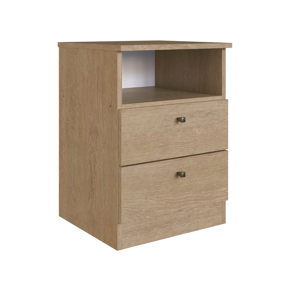 S/M FAB MESA DE NOCHE 2 CAJ. 557X398X385MM 0011