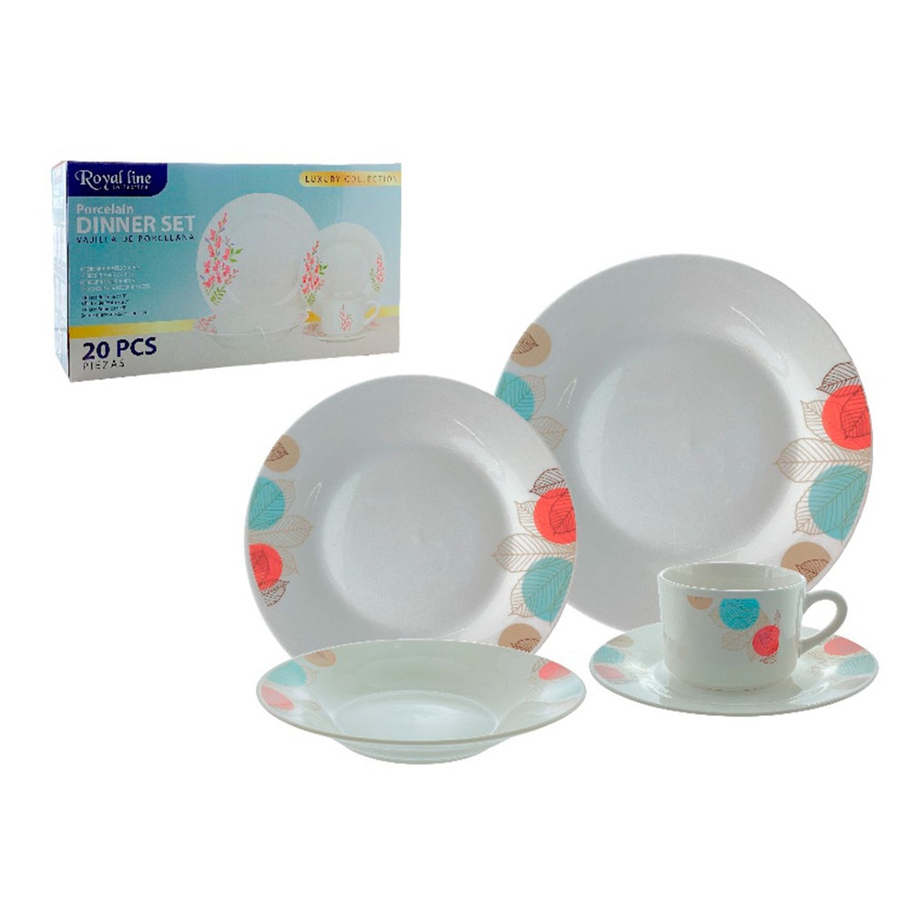 ROYAL LINE COLLECTION VAJILLA 20PZAS 705-2505