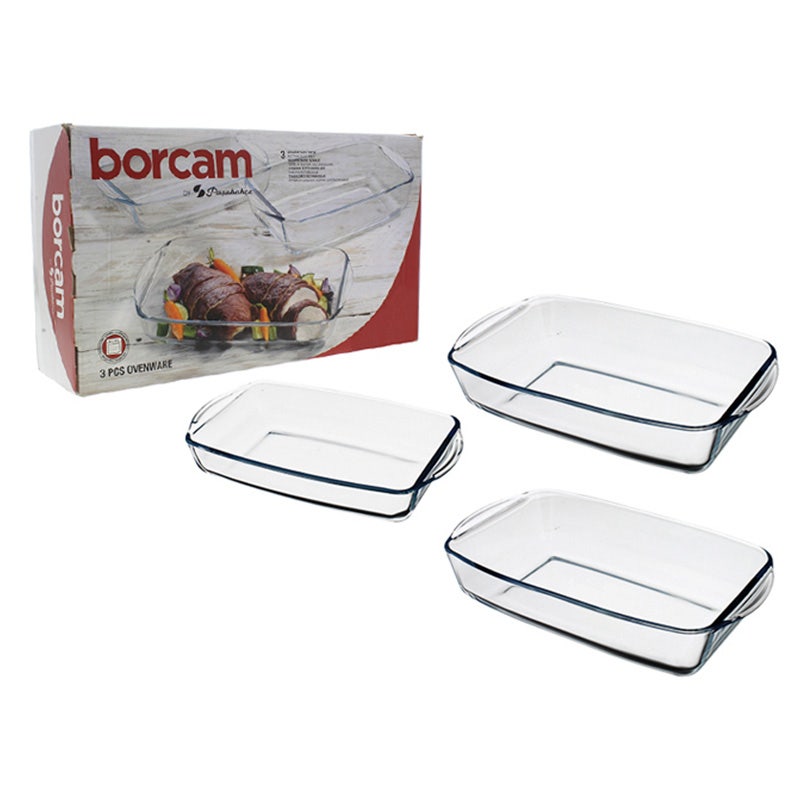 PASABAHCE CACEROLA BORCAM 3PCS 748-159051