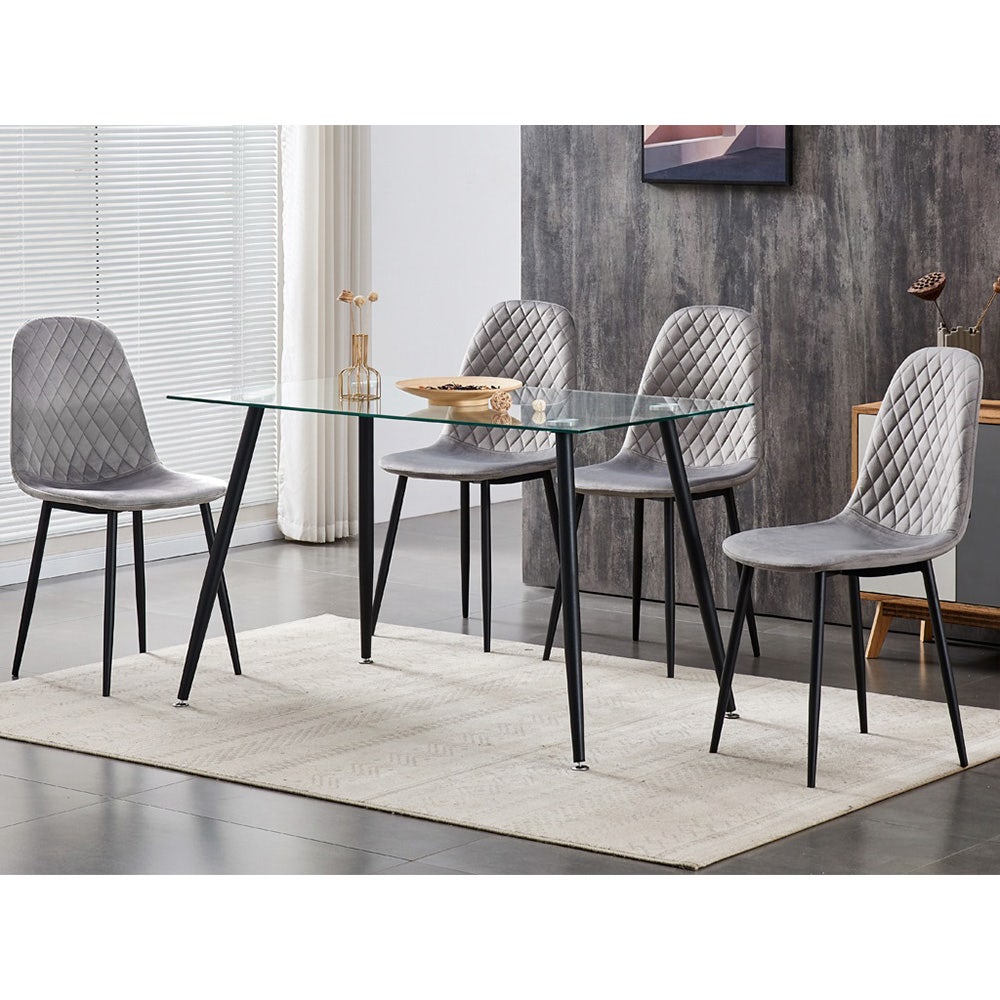 IDEAL FURNITURE MESA C/ SILLA 5 PZS C348N-1G
