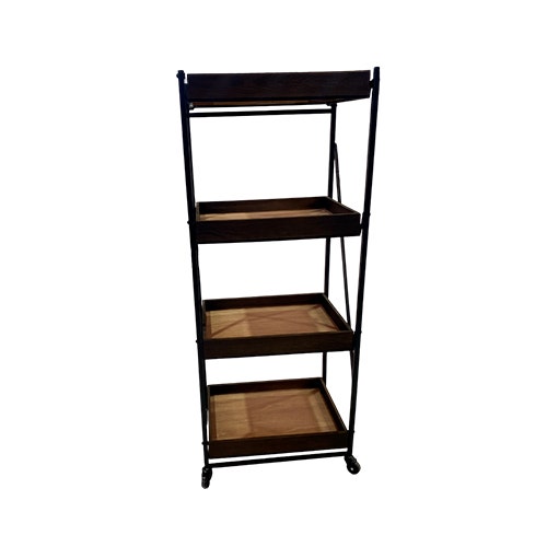 CASA BELLA CARRITO 31.5X108.5X45CM CHOCOL 072