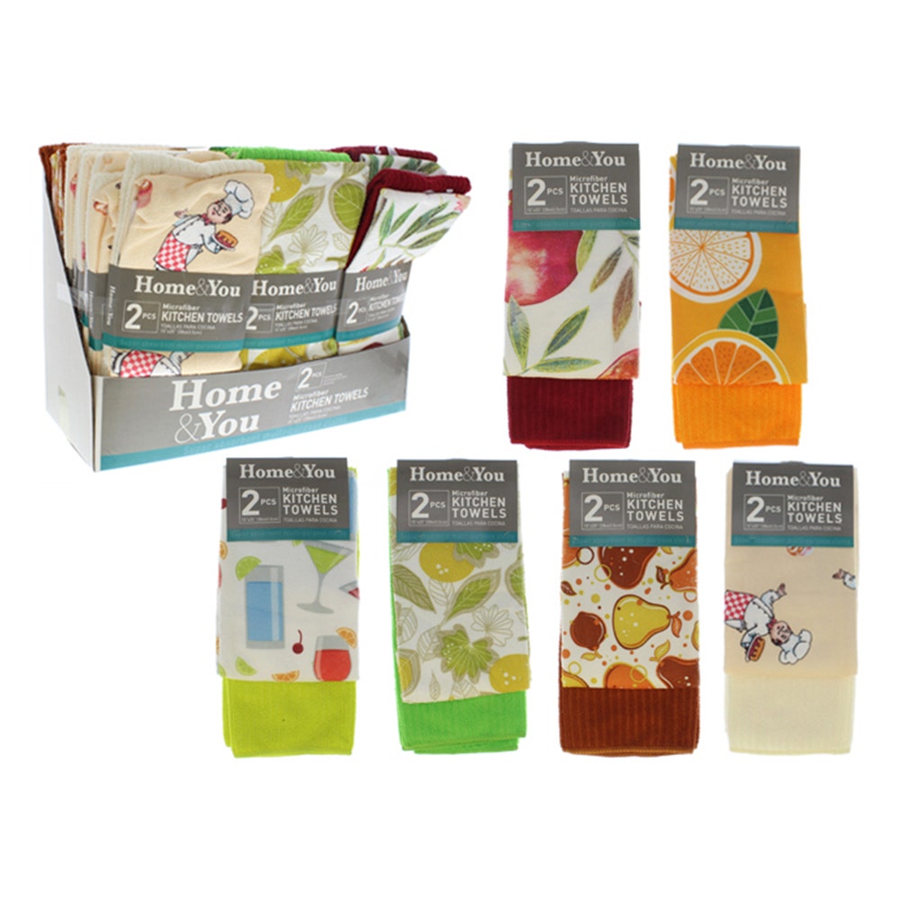 HOME LIVING TOALLAS P/COCINA 3 PZAS SET 0446315