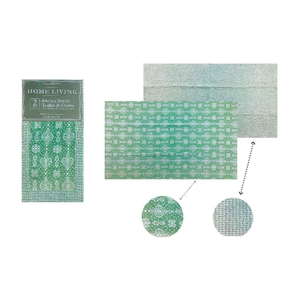 HOME LIVING TOALLA P/COCINA 2PZAS SET 768-1406510