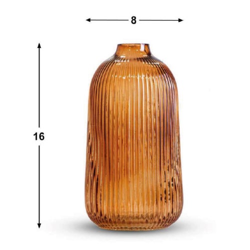 Jarron Eucaliptus Bajo Naranja B0742