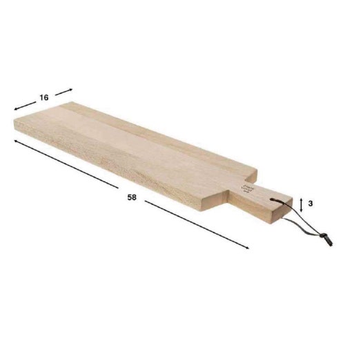 Tabla Cortar Cut L Rect Nat/ Marron B0365