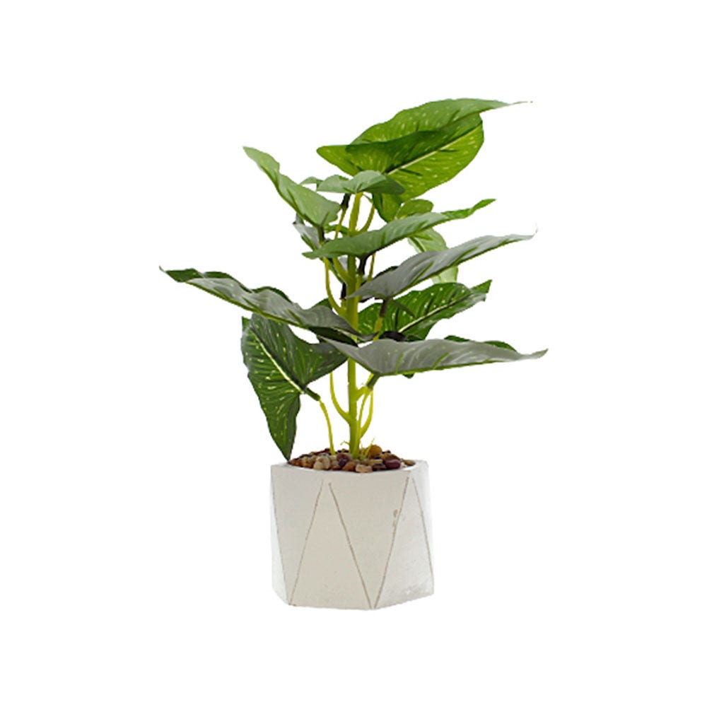 DECORE PLANTA C/MACETERO 28CM 718-36609