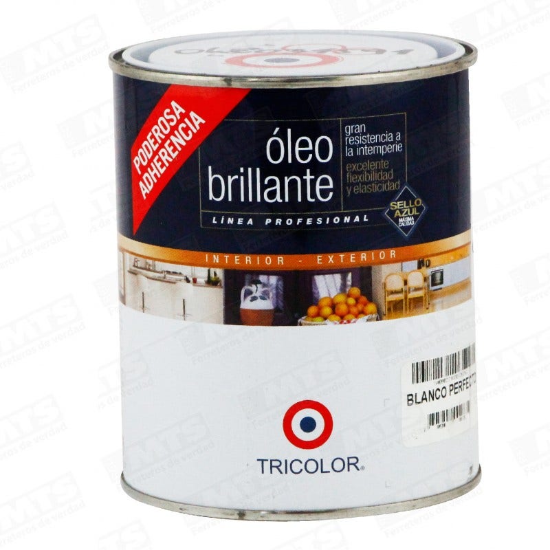 TRICOLOR OLEO PROF BLANCO 1/4GLN 1LT