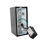 B&P APLIQUE HEXOS BIDIRECCIONAL ALUMINIO NEGRO