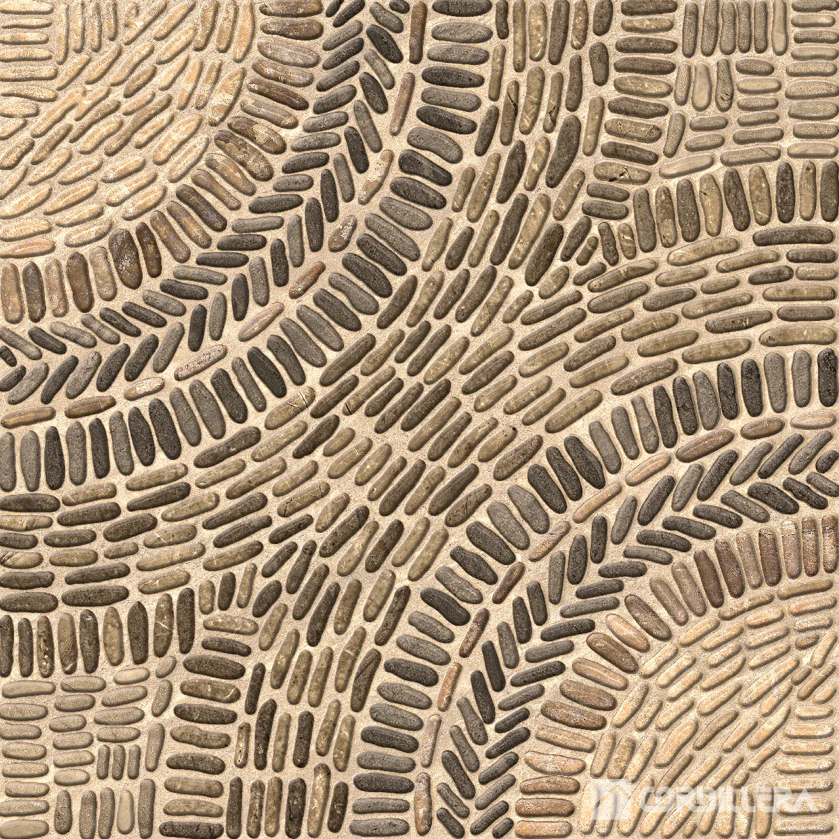 Cerámica Tipo Piedra Cordillera Jazz Beige 61x61 cm Caja 2,58 m²