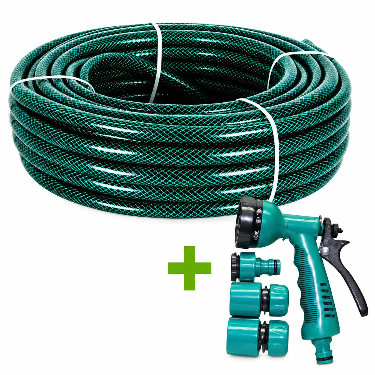 Manguera de Riego Green Season 1/2" x 20 m con Pistola 6 Posiciones