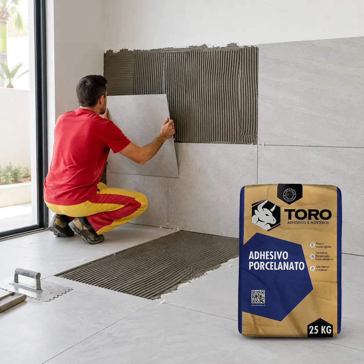 Adhesivo Porcelanato Toro Doble Acción 25 kg