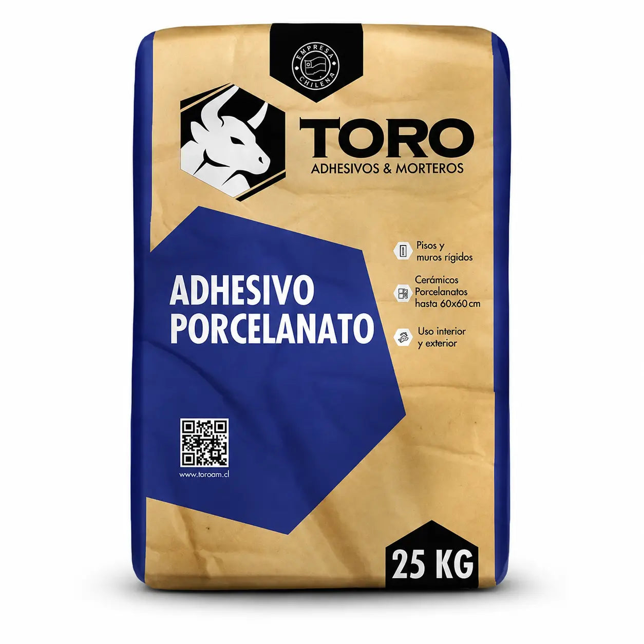 Adhesivo Porcelanato Toro Doble Acción 25 kg