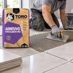Adhesivo para Porcelanato Toro Pro 25 kg