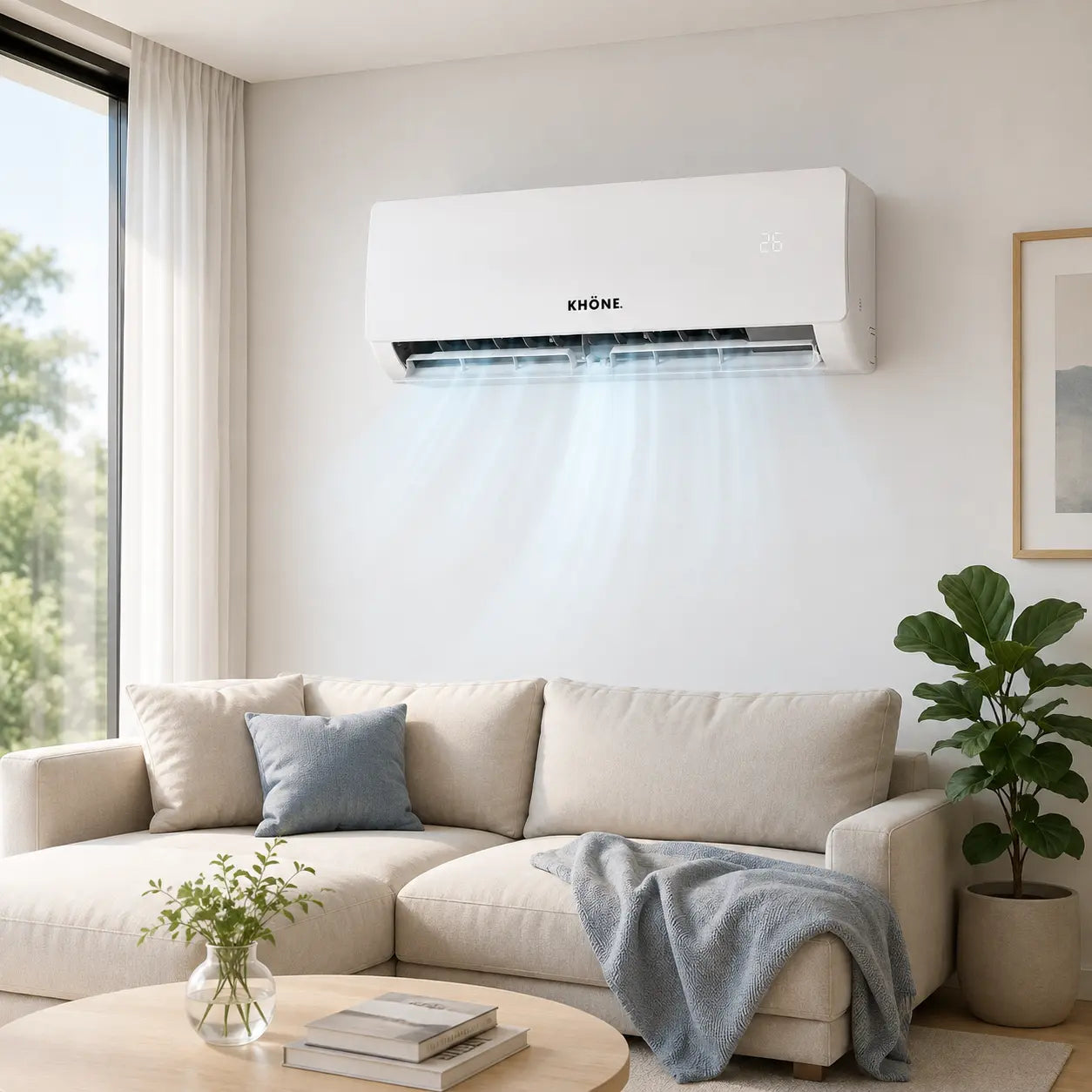 Aire Acondicionado Split Muro Inverter Khöne 12.000 BTU KSMI-12BC5