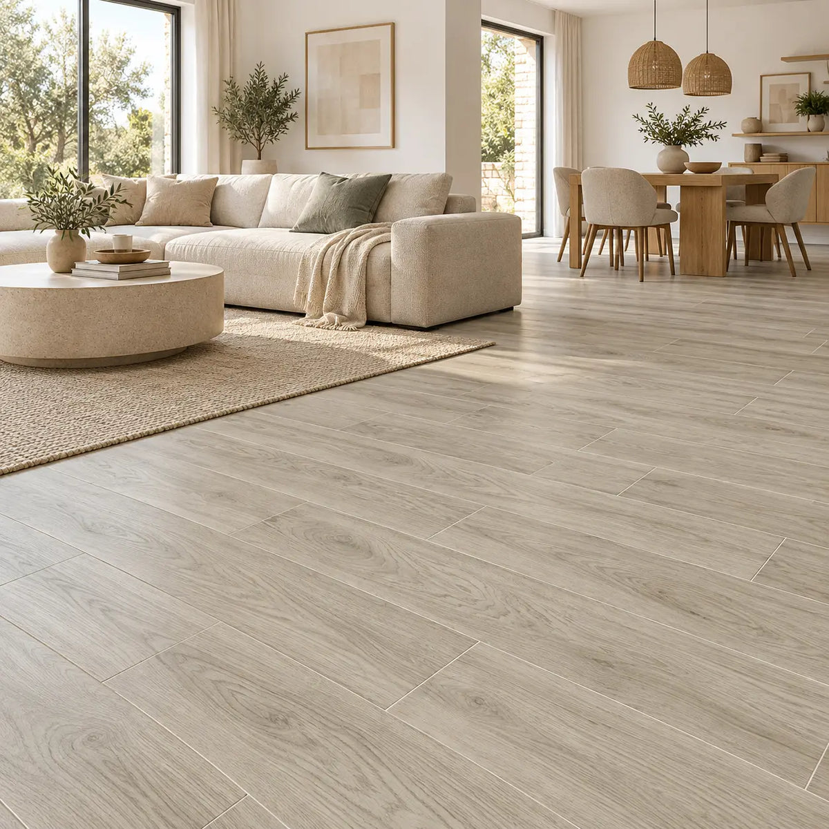 Gres Porcelánico Cordillera Bosco Haya Gris 20x120 cm 1,44 m²