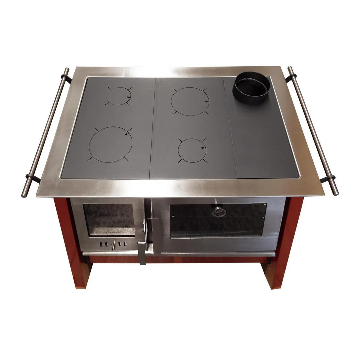 Amesti Cocina a Leña Altima Blanco | 148 m2 Calefacción