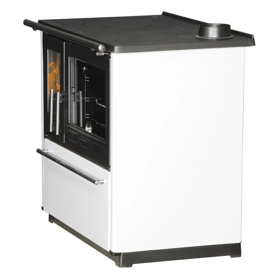 Amesti Cocina a Leña Altima Blanco | 148 m2 Calefacción