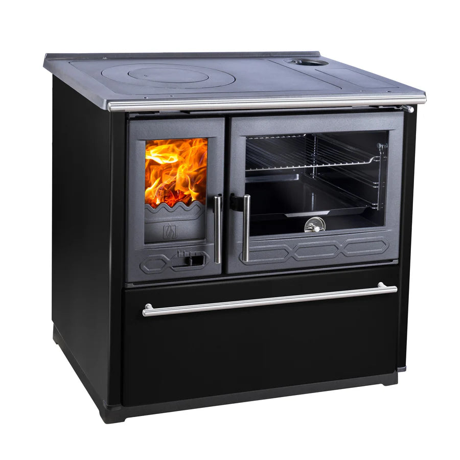 Amesti Cocina a Leña Altima Negra | 148 m2 Calefacción