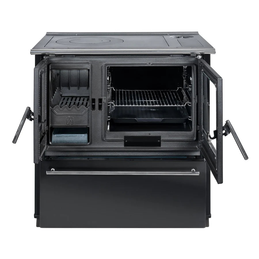Amesti Cocina a Leña Altima Negra | 148 m2 Calefacción