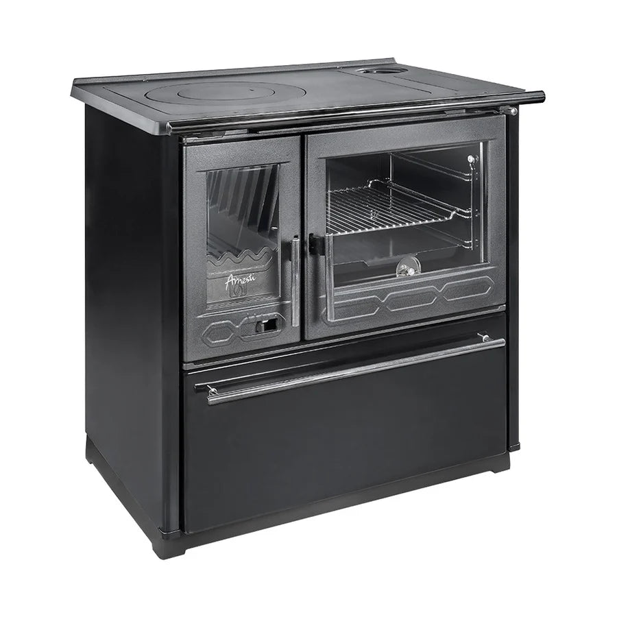 Amesti Cocina a Leña Altima Negra | 148 m2 Calefacción