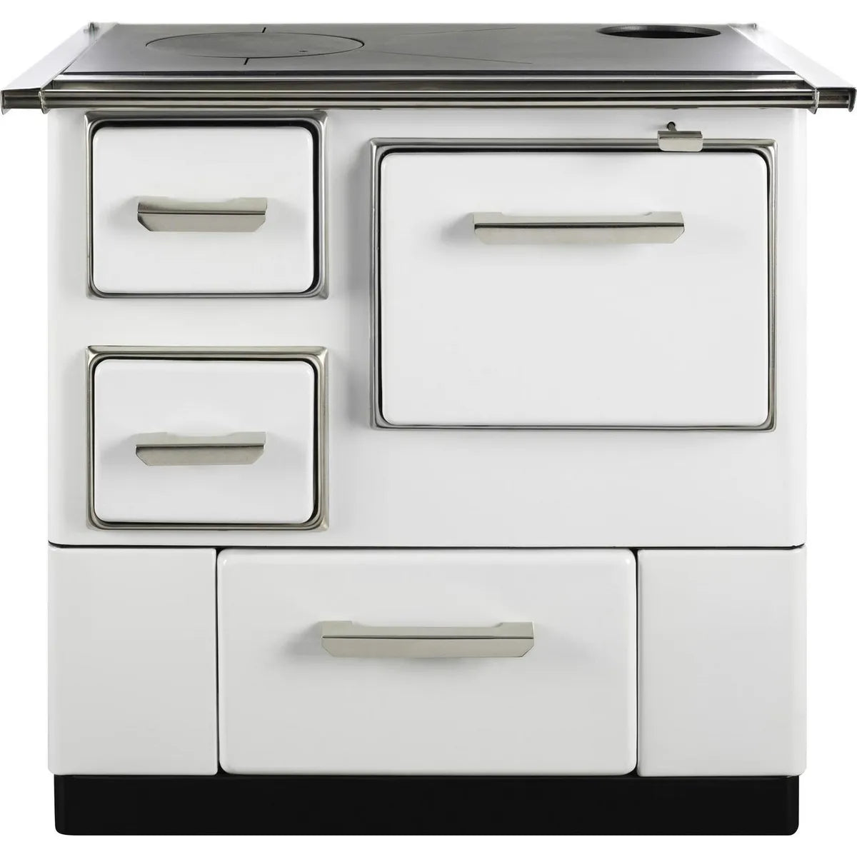 Amesti Cocina a Leña Amorossa Blanco 1 Plato | 74x72x57 cm