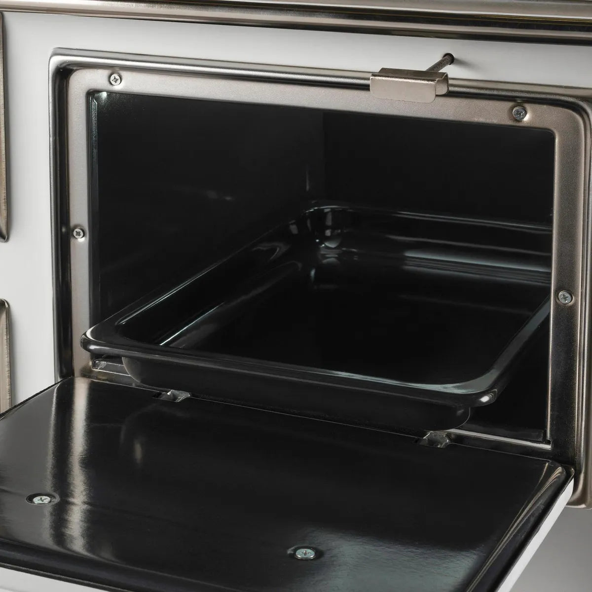 Amesti Cocina a Leña Amorossa Blanco 1 Plato | 74x72x57 cm