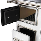 Amesti Cocina a Leña Amorossa Blanco 1 Plato | 74x72x57 cm