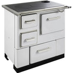 Amesti Cocina a Leña Amorossa Blanco 1 Plato | 74x72x57 cm