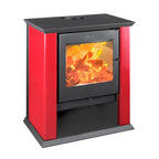 Amesti Estufa a Leña Classic 500 Rojo | 223 m2 Calefacción
