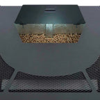 Amesti Estufa Pellet Italy Plus 8100 Negra | 168 m2 Calefacción